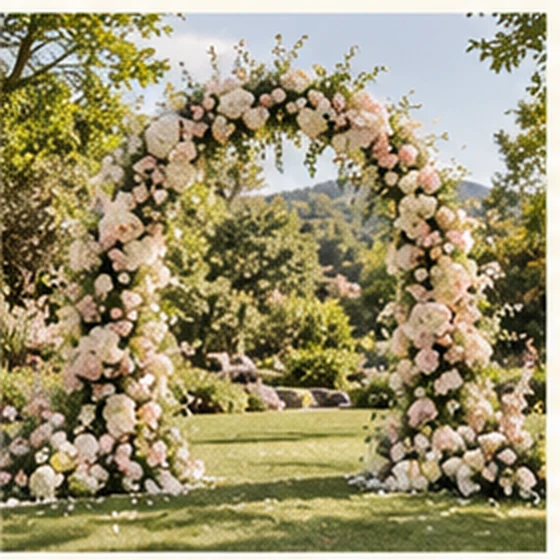 Floral Arch Classic, set dekorasi acara taman